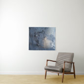 Black and white floral textile タペストリー (インサイチュ(横))