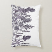 Black and White Flowers アクセントクッション (正面(垂直))