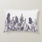 Black and White Flowers アクセントクッション (裏面)