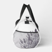 Black and white flowers ダッフルバッグ (右)