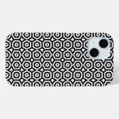 Black and white geometric pattern Case-Mate iPhoneケース (裏面 (横))