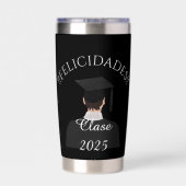 Black and White Graduate Thermos 保温保冷タンブラー (背面)