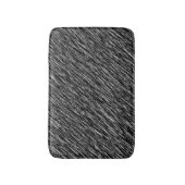 Black and White Grunge Pattern バスマット (正面縦)