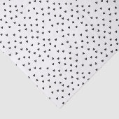 Black and White Heart Pattern Valentine's Day 薄葉紙 (詳細)