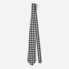 Black and White Houndstooth ネクタイ