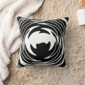 Black And White Illusion クッション (ブランケット)