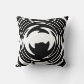 Black And White Illusion クッション (裏面)