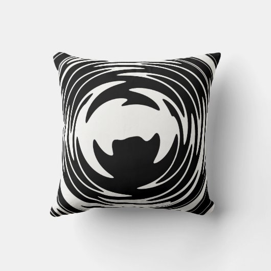 Black And White Illusion クッション (裏面)