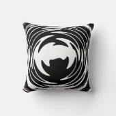 Black And White Illusion クッション (正面)