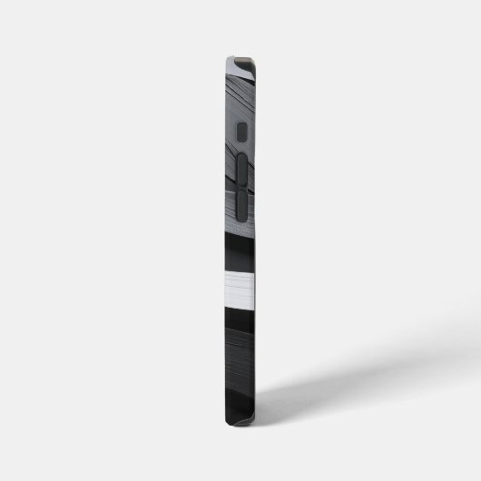 black and white iPhoneケース (左側面)