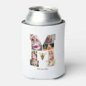 Black and White Letter M Photo Collage 缶クーラー (缶正面)