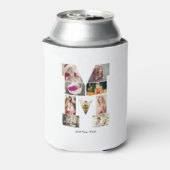 Black and White Letter M Photo Collage 缶クーラー (缶裏面)