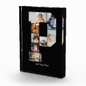 Black and White Letter P Photo Collage フォトブロック (右)