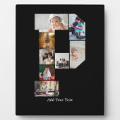 Black and White Letter P Photo Collage フォトプラーク (正面)