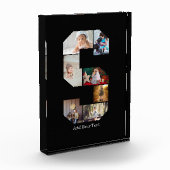 Black and White Letter S Photo Collage フォトブロック (左)