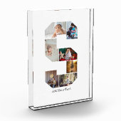 Black and White Letter S Photo Collage フォトブロック (左)