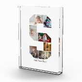 Black and White Letter S Photo Collage フォトブロック (右)