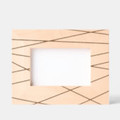 Black and White Linear Geometric レーザー彫刻フレーム (正面)