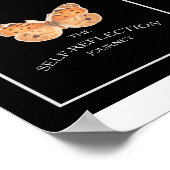 Black and White Minimal Self Reflection Guided  ポスター (角)