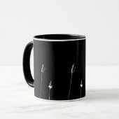 black and white minimal - Tasse / Kaffeebecher マグカップ (正面左)