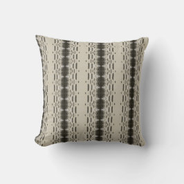 Black and White Minimalist throw pillow クッション