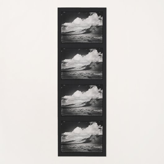 Black and White Modern Minimalist Photography ヨガマット (正面)