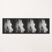 Black and White Modern Minimalist Photography ヨガマット (正面(横))