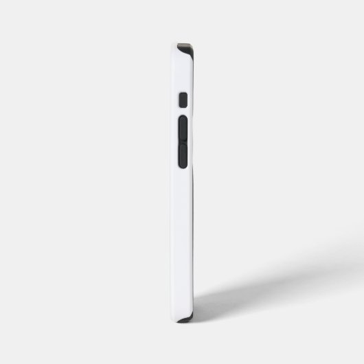  Black and White Modern Monogram  iPhoneケース (左側面)