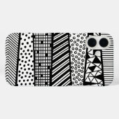 Black and white - modern pattern Case-Mate iPhoneケース (裏面 (横))