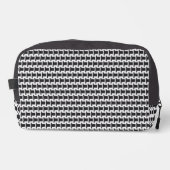 Black and White Modern Print Dopp Kit ドップキット (正面)