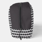 Black and White Modern Print Dopp Kit ドップキット (右)