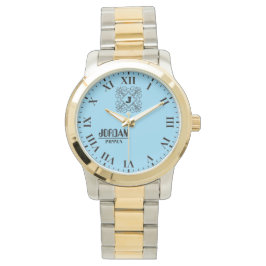 Black and White Monogram and Name 腕時計