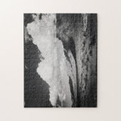 Black and White Mountain Landscape Photography ジグソーパズル (縦)