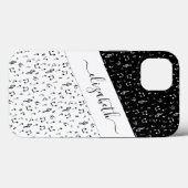 Black and white musical personalized   Case-Mate iPhoneケース (裏面 (横))