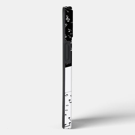 Black and white musical personalized   Case-Mate iPhoneケース (裏面 / 右)