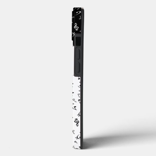 Black and white musical personalized Case-Mate iPhoneケース (裏面 / 左)