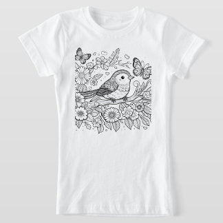 Black and White Nature T-Shirt Tシャツ