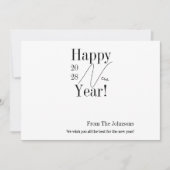 Black and White New Year's Eve シーズンカード (正面)