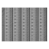 Black and white pattern with lace and patchwork テーブルクロス (正面(横))