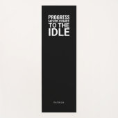 Black and White Personalized Fitness Inspiration ヨガマット (正面)