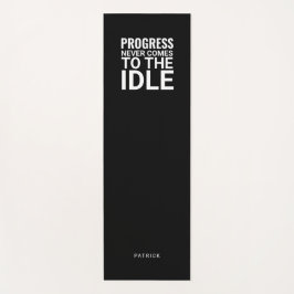 Black and White Personalized Fitness Inspiration ヨガマット