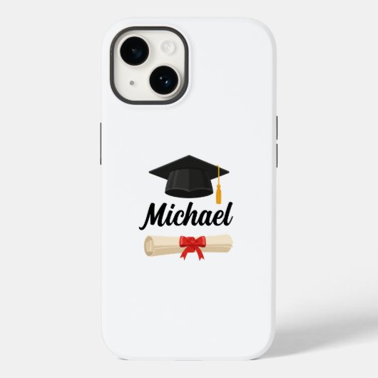 Black and White Phone Case for iPhone/iPad  Case-Mate iPhoneケース (裏面)