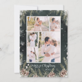 Black and White Photo Christmas Card シーズンカード