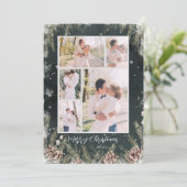 Black and White Photo Christmas Card シーズンカード (スタンド正面)