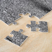 Black and white photography of many pigeons ジグソーパズル (側面)