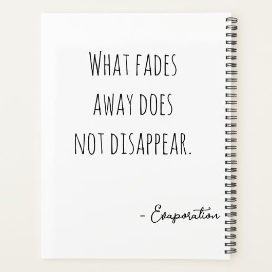 Black and white pixel face プランナー手帳 (裏面)