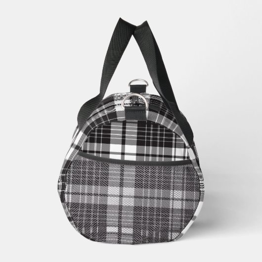 Black And White Plaid  ダッフルバッグ (右)
