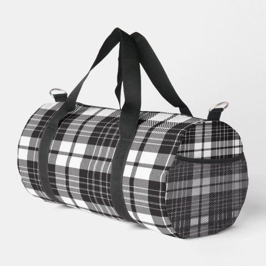Black And White Plaid  ダッフルバッグ (右コーナー)