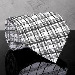 Black and White Plaid Custom Necktie ネクタイ<br><div class="desc">A timeless and versatile accessory, this custom necktie features a classic black and white pattern. Perfect for adding a touch of sophistication to any outfit, whether it's for a formal event, a business meeting, or simply to elevate your everyday look. The crisp stripes create a stylish and refined appearance, making...</div>