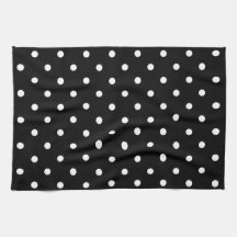 Black and white polka dots